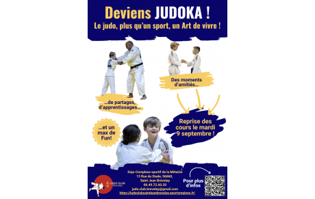 🥋 C’est la rentrée au Judo club Brévelay ! 🥋